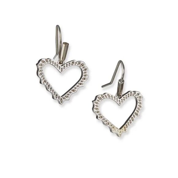 New Kendra Scott | Sophee drop earrings heart + box - Picture 1 of 7